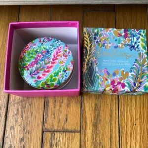 Lilly Pulitzer Catch The Wave Lidded Ring Dish NWT
